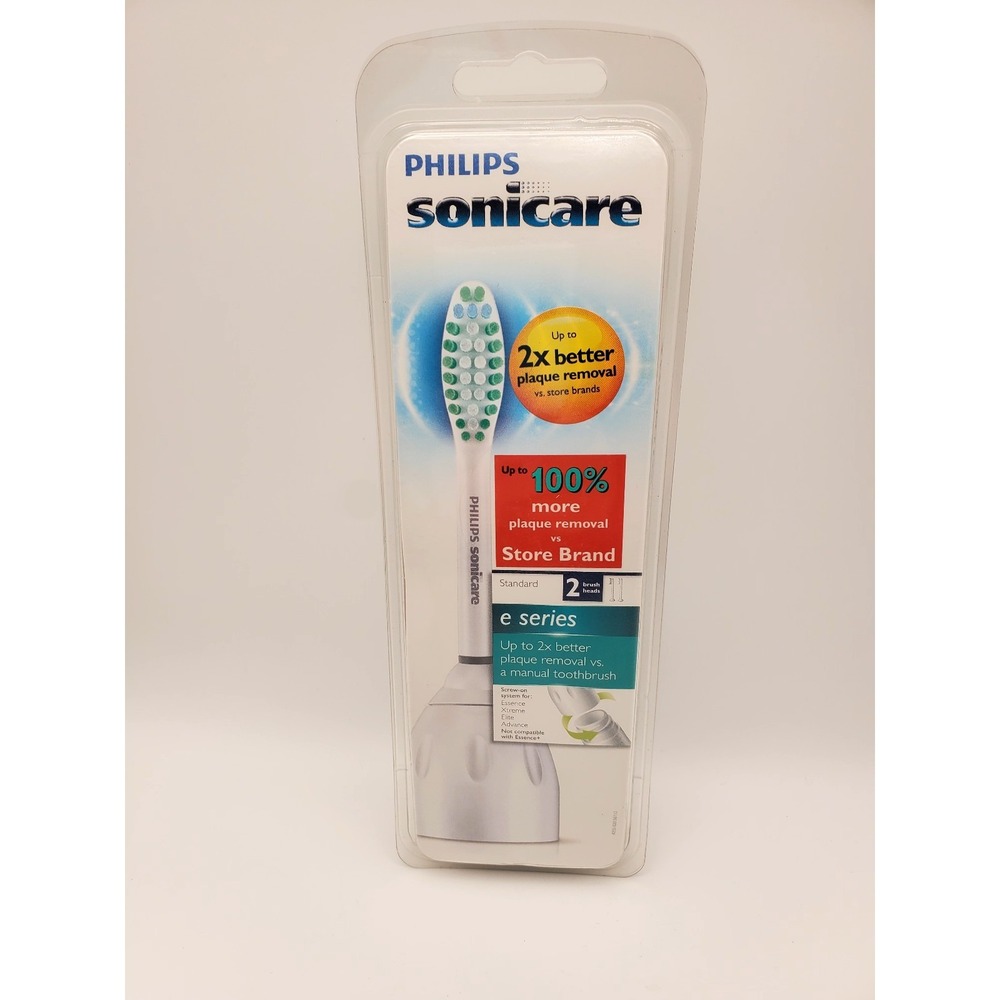 NEW Philips Sonicare E-Series Replacement Brush Heads - 2 Pack